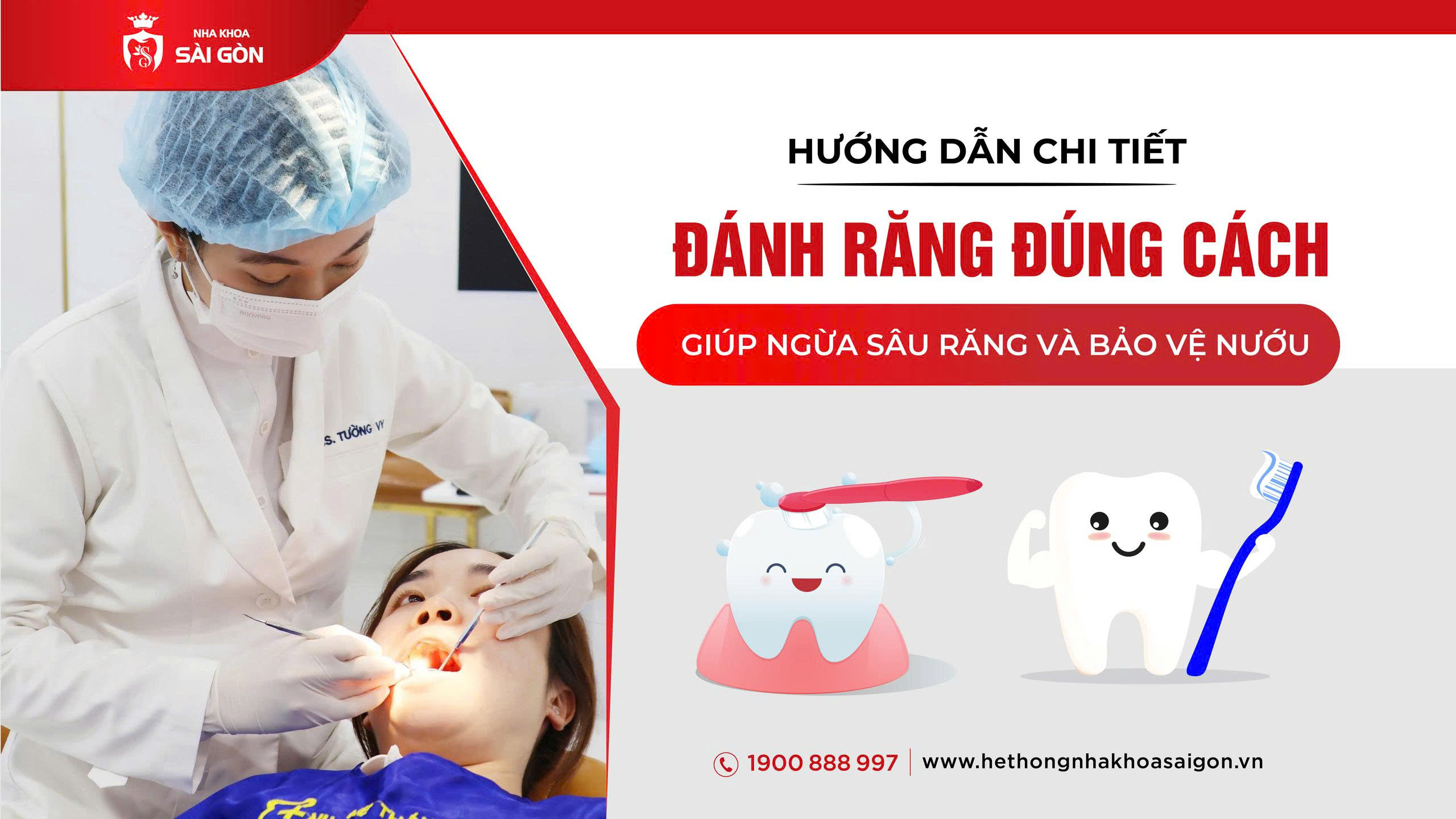 Đánh răng đúng cách giúp bảo vệ sức khỏe răng miệng