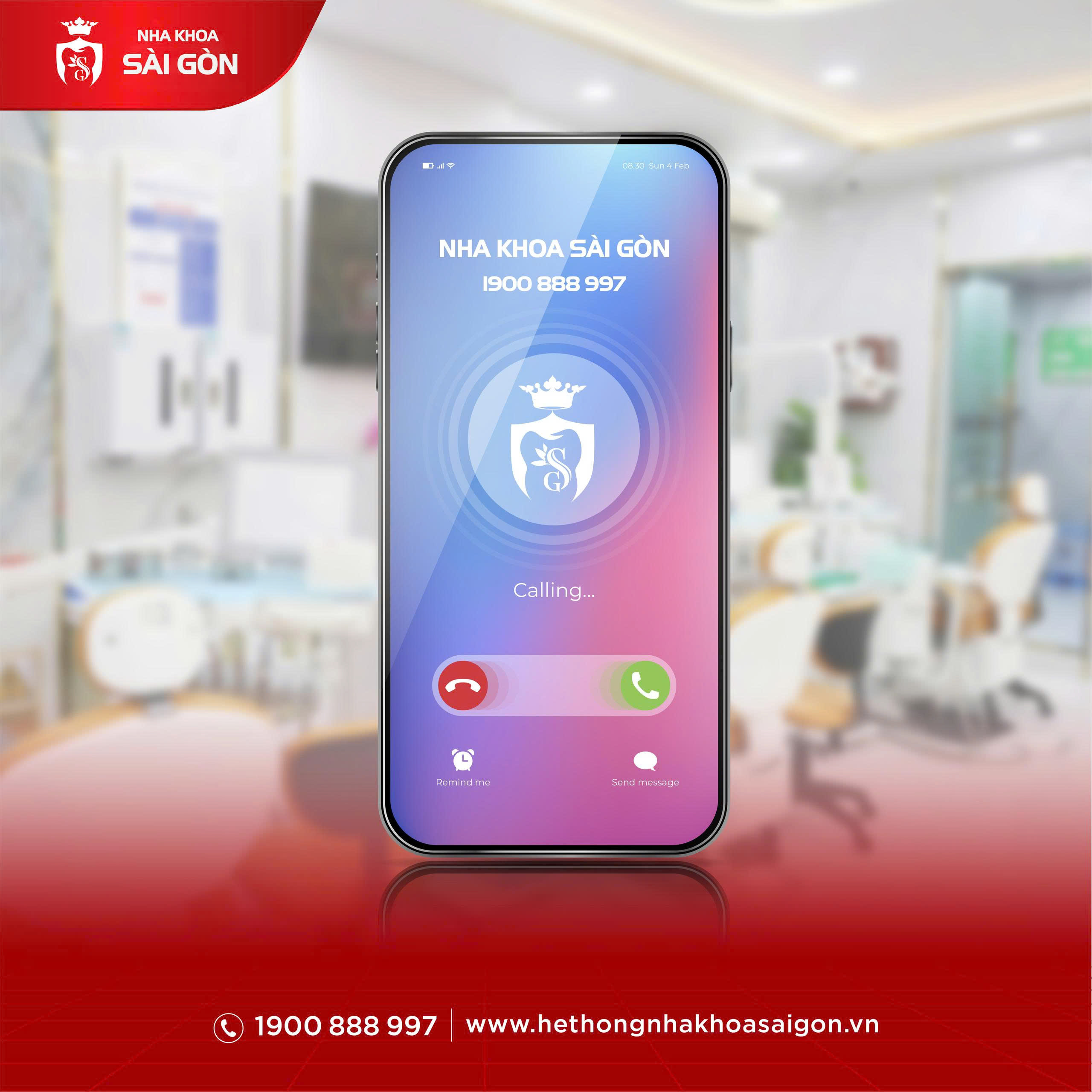 Liên hệ Hotline đặt lịch