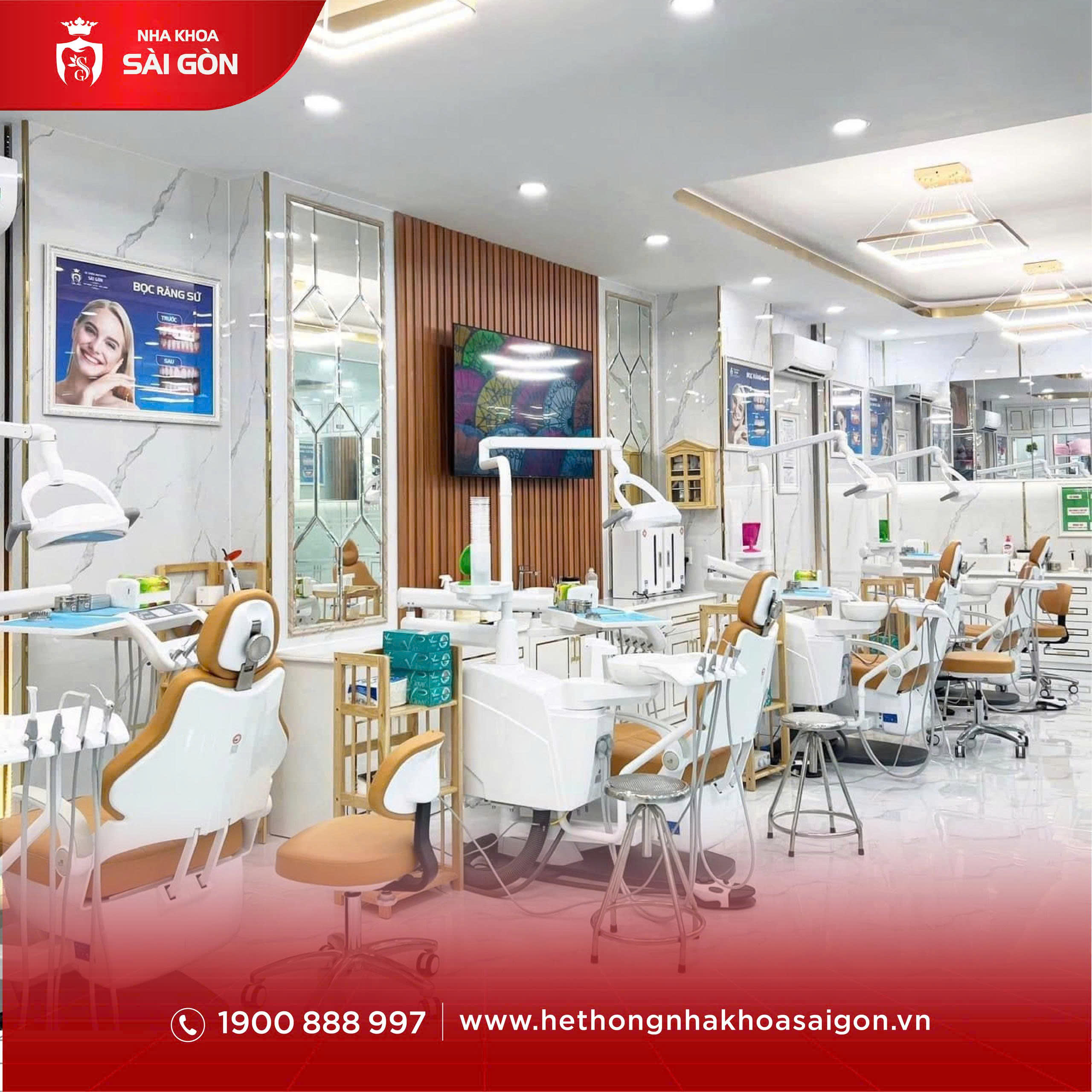 Không gian phòng khám sang trọng - hiện đại - thoải mái