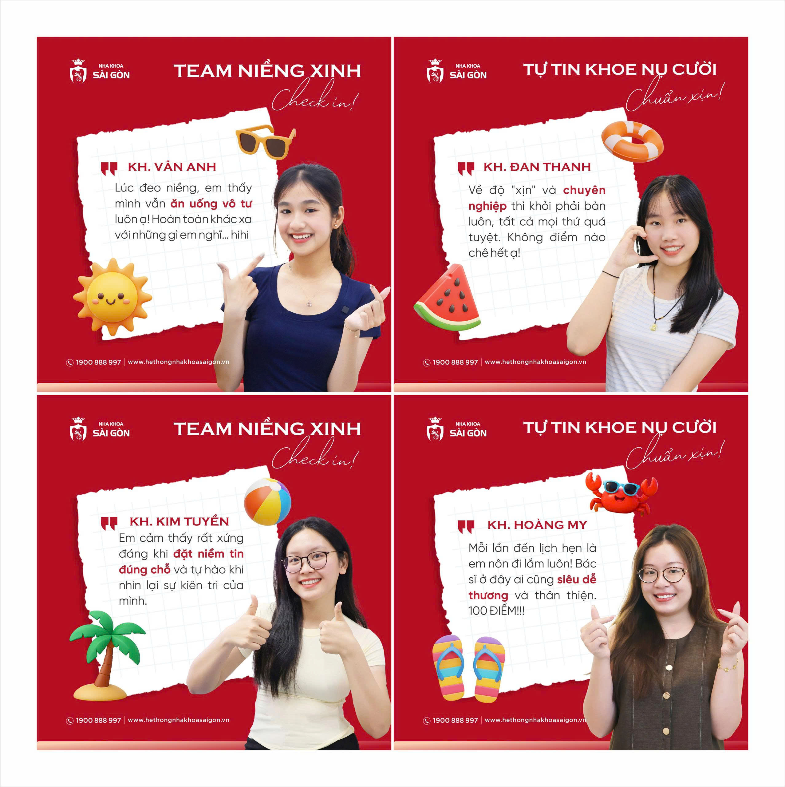 feedback sau khi niềng răng tại nha khoa sài gòn
